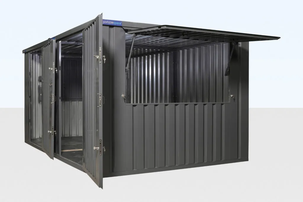 portable space shipping container